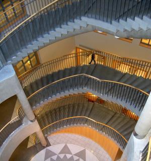 Stairwell at Doe Library